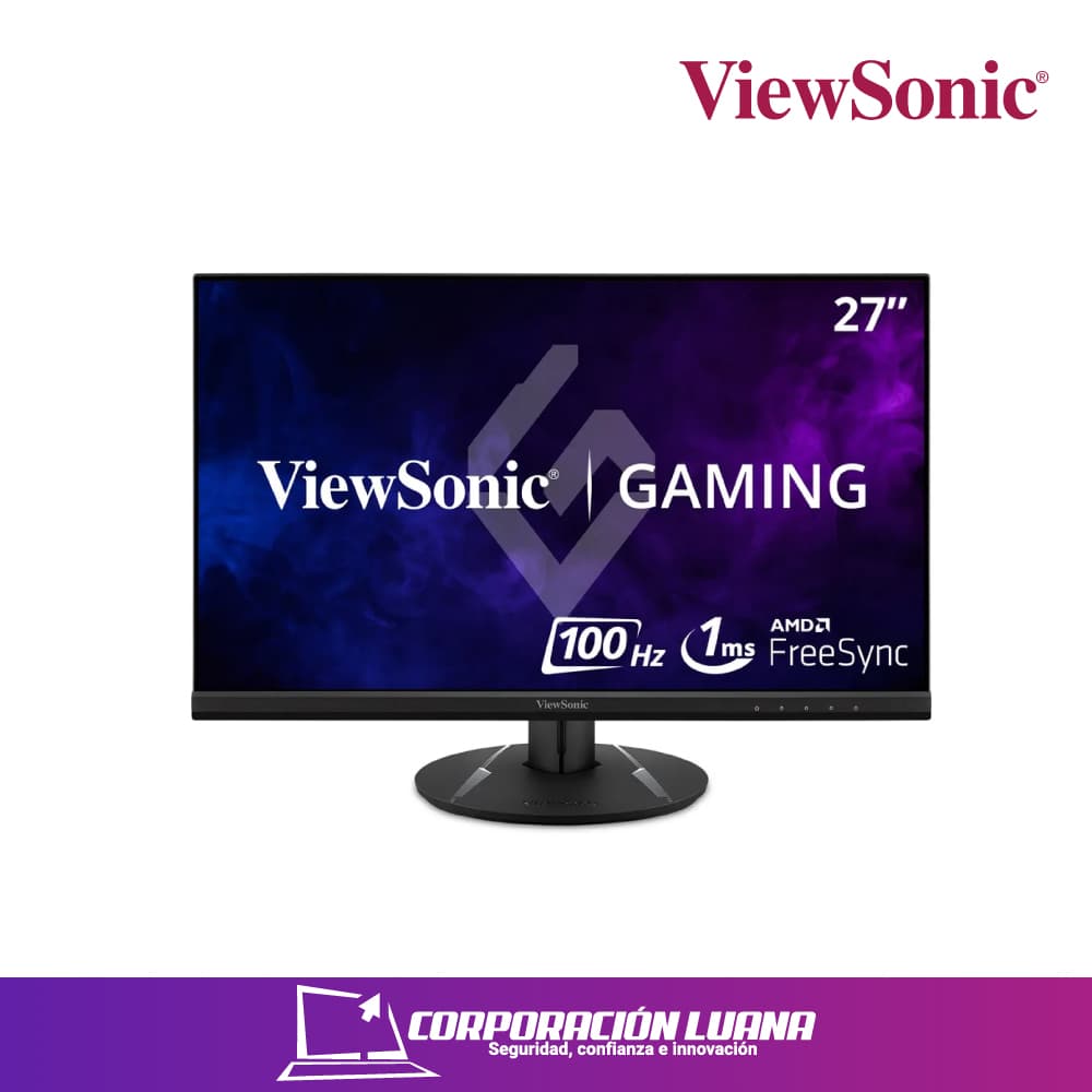 Imagen de MONITOR VIEWSONIC 27" ( VX2716 ) IPS | FHD | 100HZ - 1MS | HDMI I DP  C/PARLANTES 2W