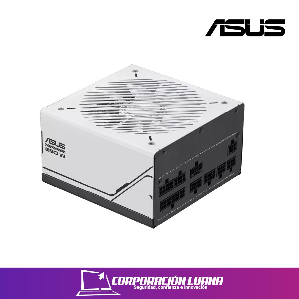 FUENTE DE PODER ASUS PRIME 850W ( AP-850G ) 80 PLUS GOLD | FULL MODULAR | BLANCA