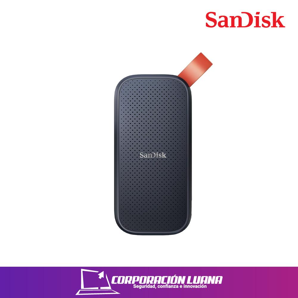 SSD EXTERNO SANDISK 2TB ( SDSSDE30-2T00-G26 ) NEGRO | USB-C | 800MB/S