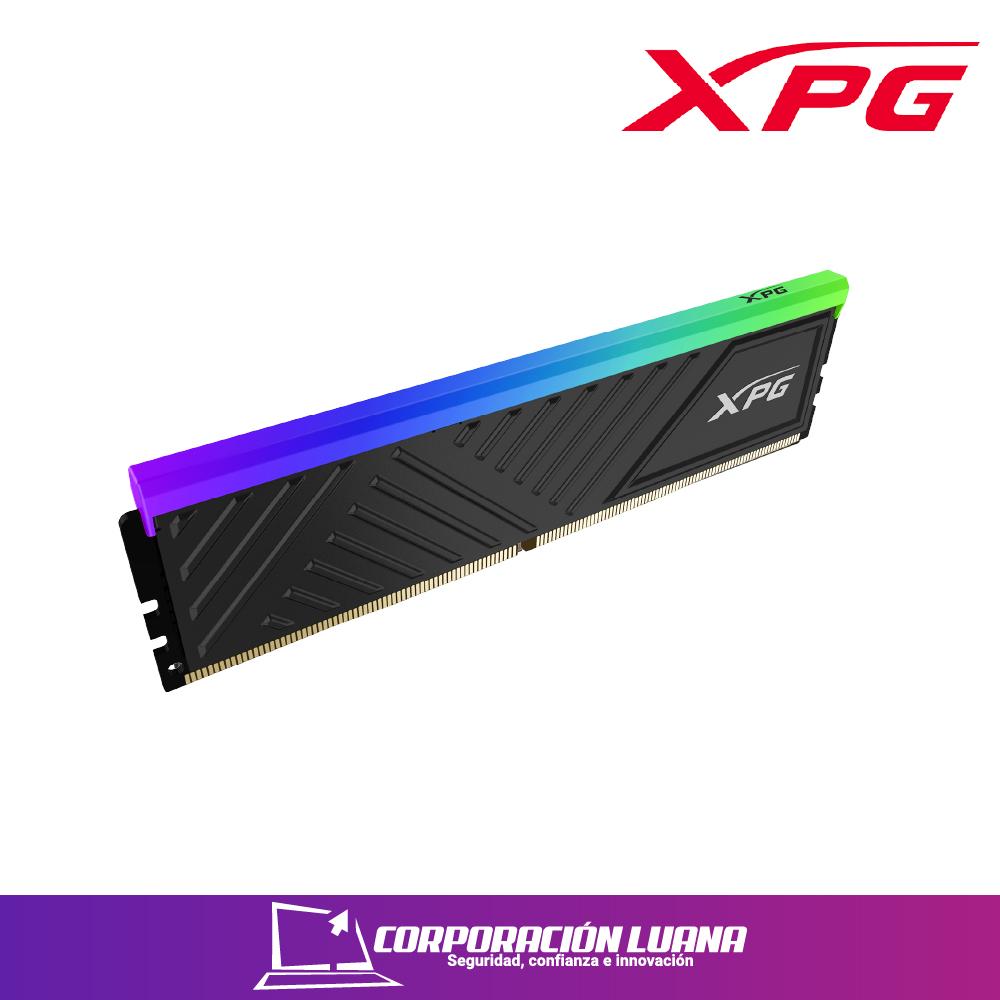 MEMORIA RAM XPG SPECTRIX D35G 16GB 3200MHZ ( AX4U320016G16A-SBKD35G ) DDR4 | BLACK | LED RGB