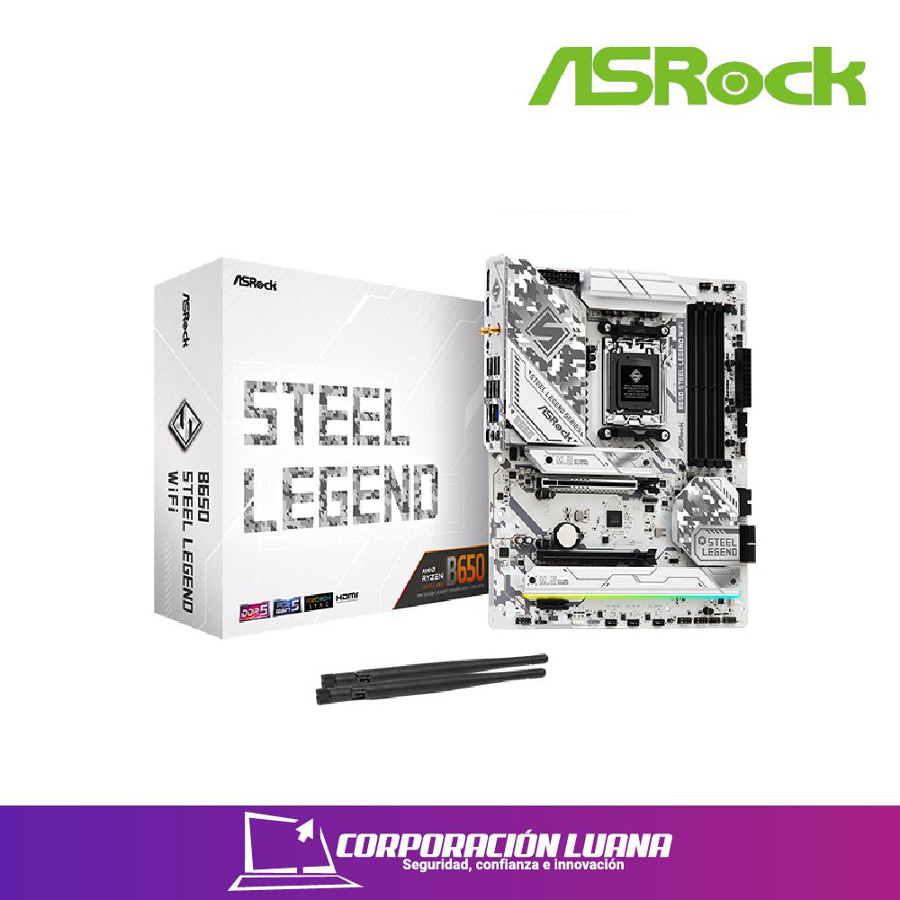 MOTHERBOARD ASROCK B650 STEEL LEGEND WIFI ( 90-MXBN90-A0UAYZ ) DDR5 | WIFI | AM5