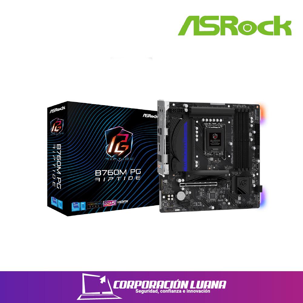 MOTHERBOARD B760M PG RIPTIDE WIFI ( 90-MXBN30-A0UAYAZ ) DDR5 | LGA 1700