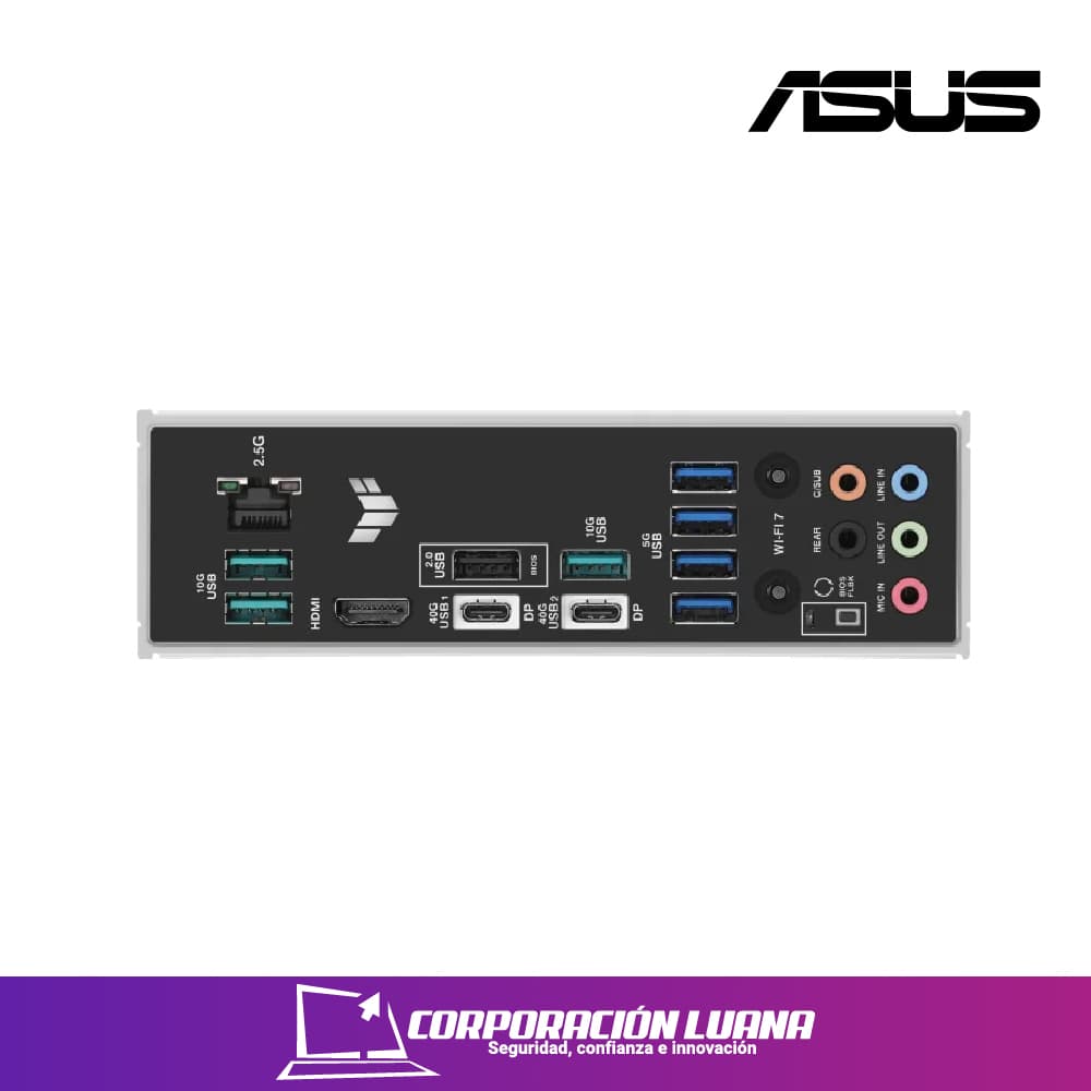 Imagen de MOTHERBOARD ASUS TUF GAMING X870-PLUS WIFI ( 90MB1IU0-M0EAY0 ) DDR5 | WIFI 7 | AM5