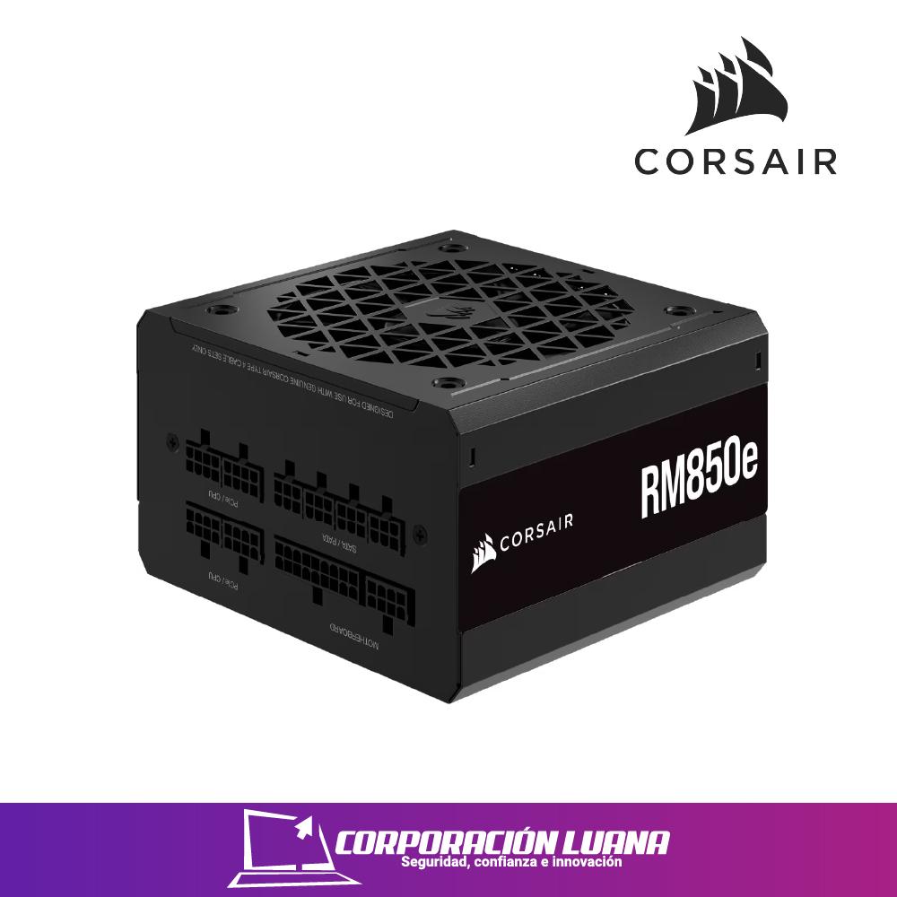 FUENTE DE PODER CORSAIR RM SERIES 850W ( RM850E ) GOLD | FULL MODULAR | NEGRO