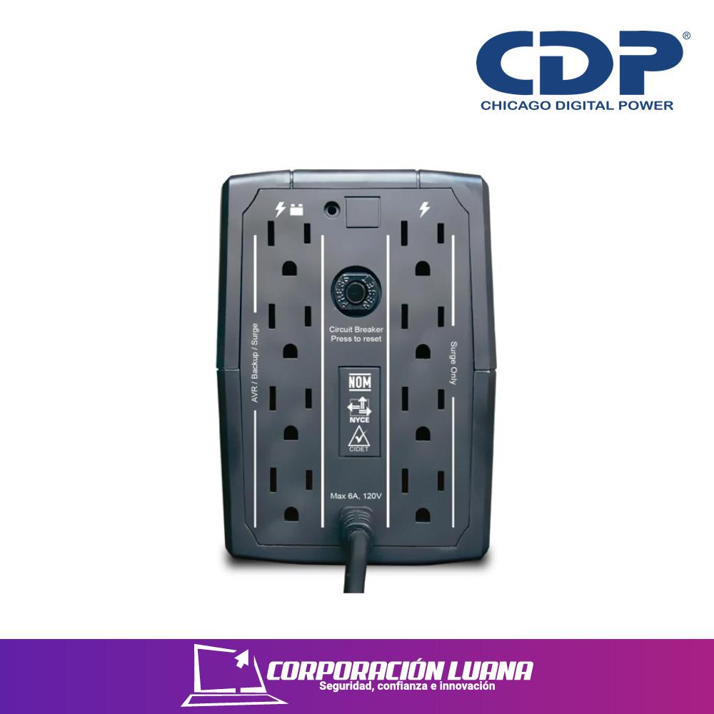 UPS CDP INTERACTIVO 508I ( R-UPR-508I ) 500VA - 250W | 220V 8 TOMAS