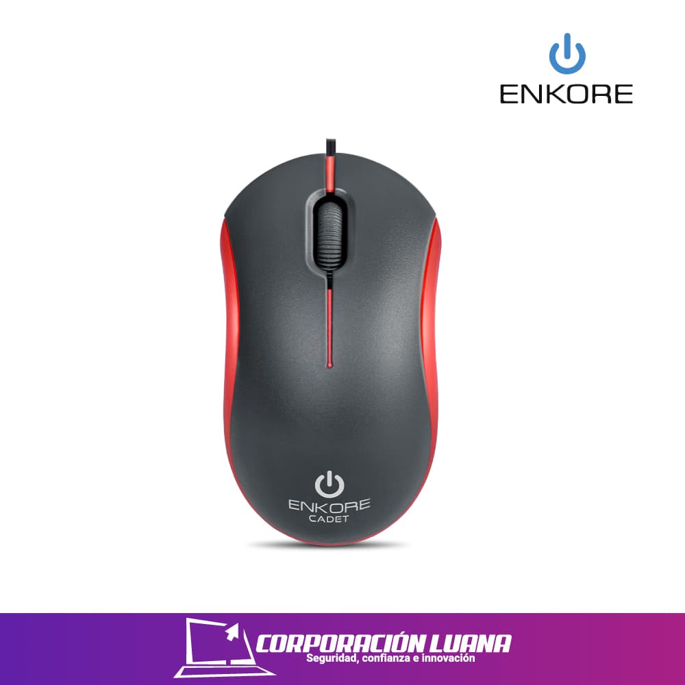 Foto del producto MOUSE ENKORE CADET ( EKM 115 ) 1000 DPI | USB A | NEGRO