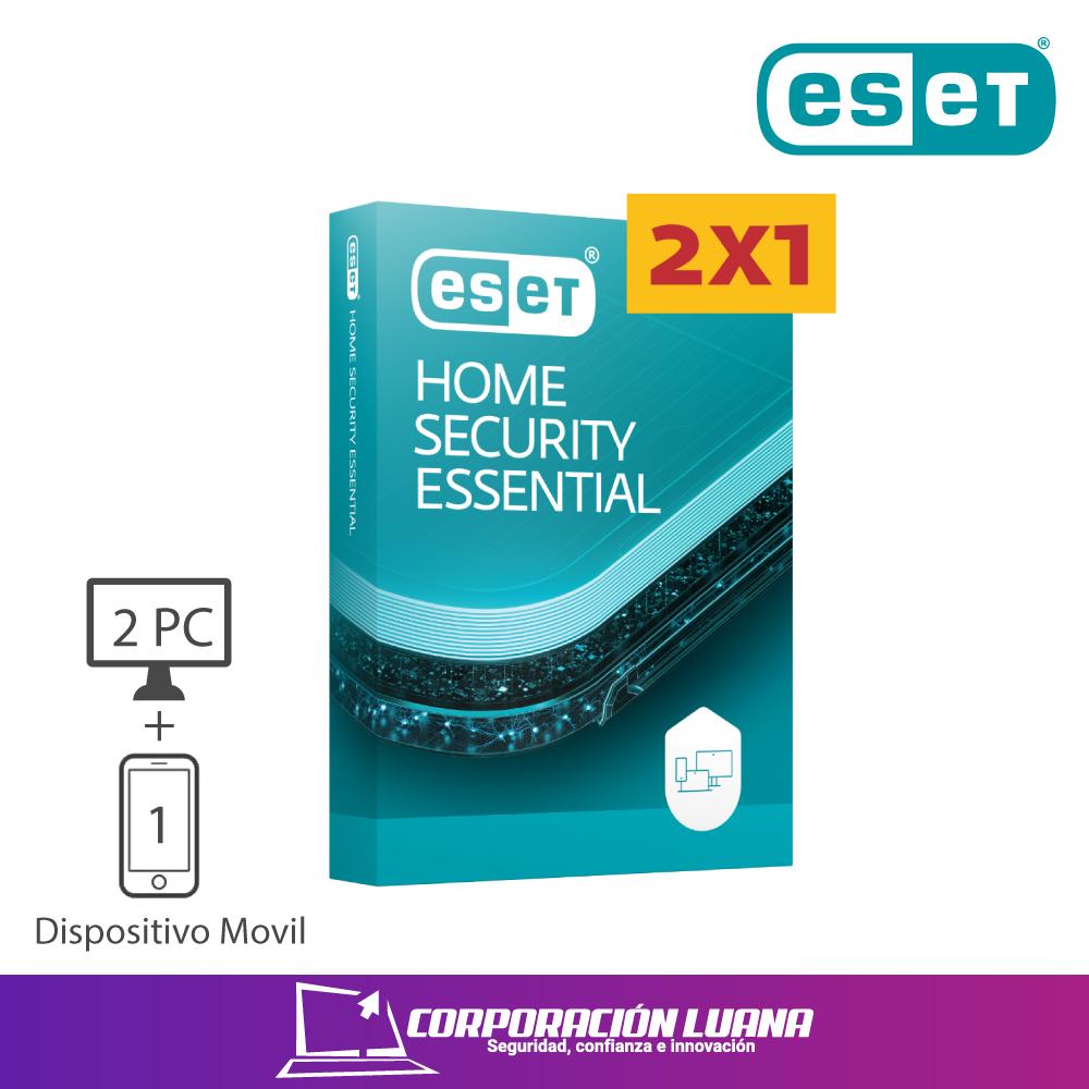 ANTIVIRUS HOME SECURITY ESSENTIAL ( S11030200 ) 2X1 | +1 LICENCIA MOBILE | 12 MESES