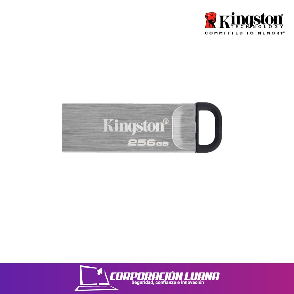 Foto del producto MEMORIA USB KINGSTON DATATRAVELER KYSON 256GB ( DTXN/256GB ) METAL | USB 3.2 GEN 1