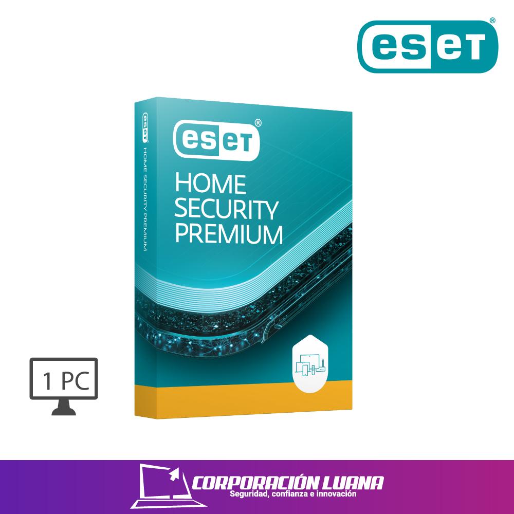 ANTIVIRUS ESET HOME SECURITY PREMIUM ( S11030202 ) 1 PC | 12 MESES