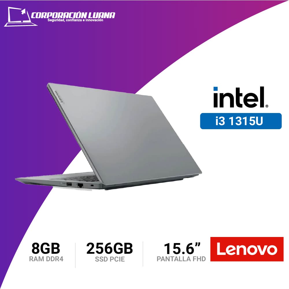 Imagen de LAPTOP LENOVO V15 G4 IRU INTEL CORE I3 1315U ( V15-G4-IRU ) RAM 8GB | SSD 256GB | INTEGRADO | 15.6" FHD | FREE OS | GRIS
