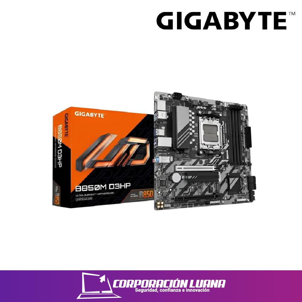 Imagen de MOTHERBOARD GIGABYTE B850M D3HP ( B850M-D3HP ) DDR5 | AM5