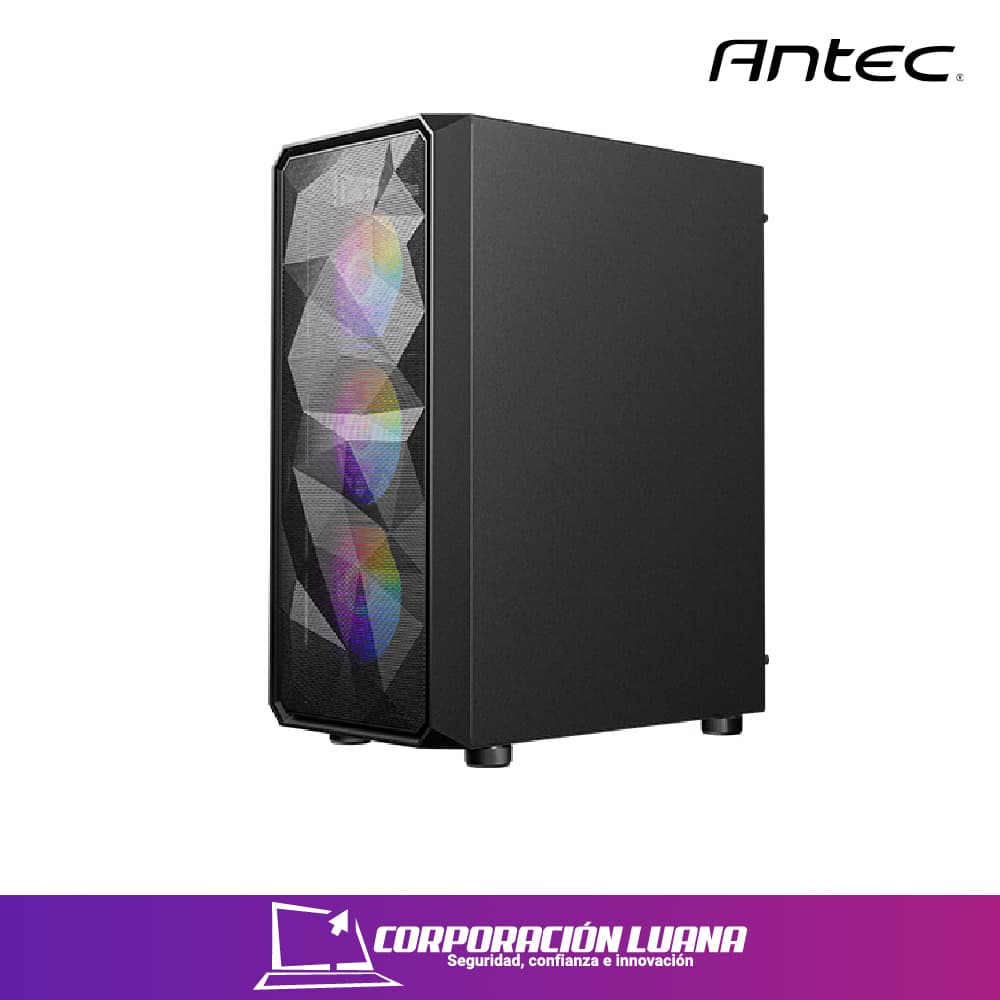 Foto del producto CASE ANTEC V/TEMPLADO ( AX83 ) S/FUENTE | X4 FAN | RGB