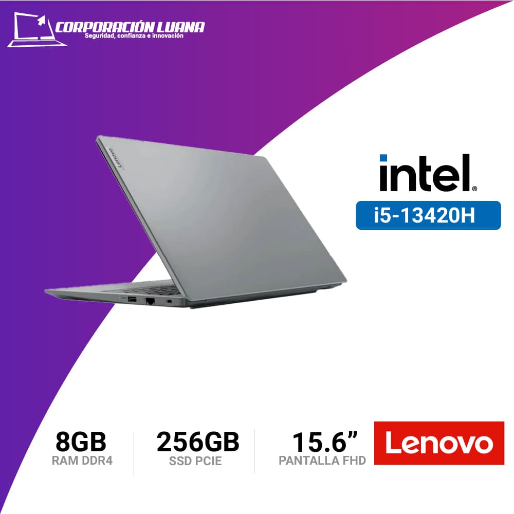 Imagen de LAPTOP LENOVO V15 G4 INTEL CORE I5 13420H ( V15-G4 IRU ) RAM 8GB DDR4 | SSD 256GB | 15.6" FHD | INTEGRADO | FREE OS