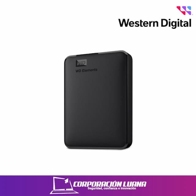 DISCO DURO EXTERNO WESTERN DIGITAL ELEMENTS 6TB ( WDBHJS0060BBK-WESN ) USB 3.0
