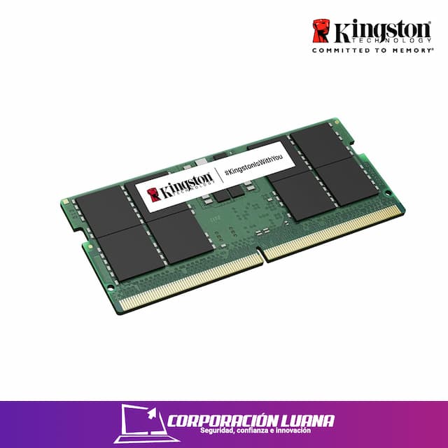 MEMORIA RAM SODIMM KINGSTON 32GB 5600 MHZ ( KVR56S46BD8-32 ) DDR5 | CL46 | 1.1V
