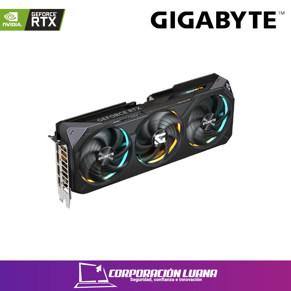 Imagen de TARJETA DE VIDEO  GIGABYTE GEFORCE RTX 5070 GAMING OC (9VN5070GO-00-G10)16GB /GDDR7 / X3 FAN