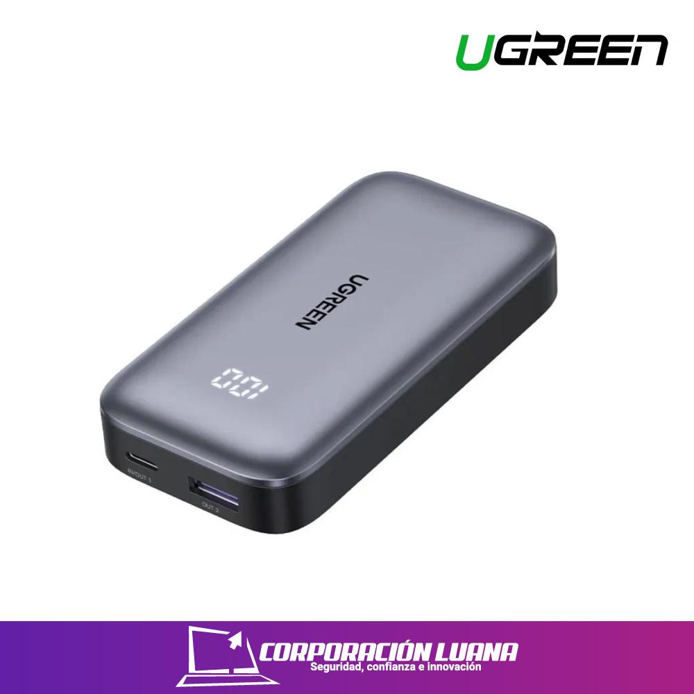 UGREEN 10000MAH MINI QUICK CHANGER 30W POWER BANK DIGITAL DISPLAY ( 25185 )