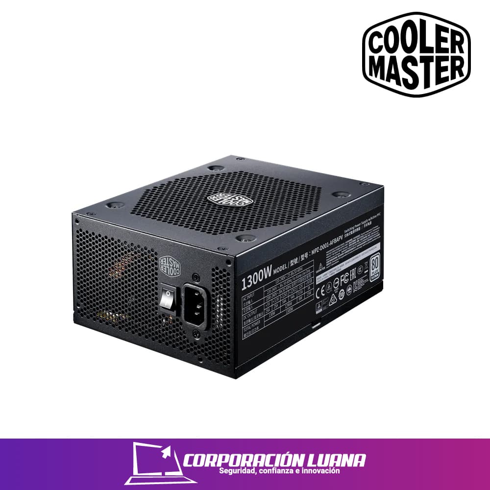 Imagen de FUENTE DE PODER COOLER MASTER V PLATINUM ( MPZ-D002-AFAP-BUS ) 1300W | 80 PLUS PLATINIUM | MODULAR
