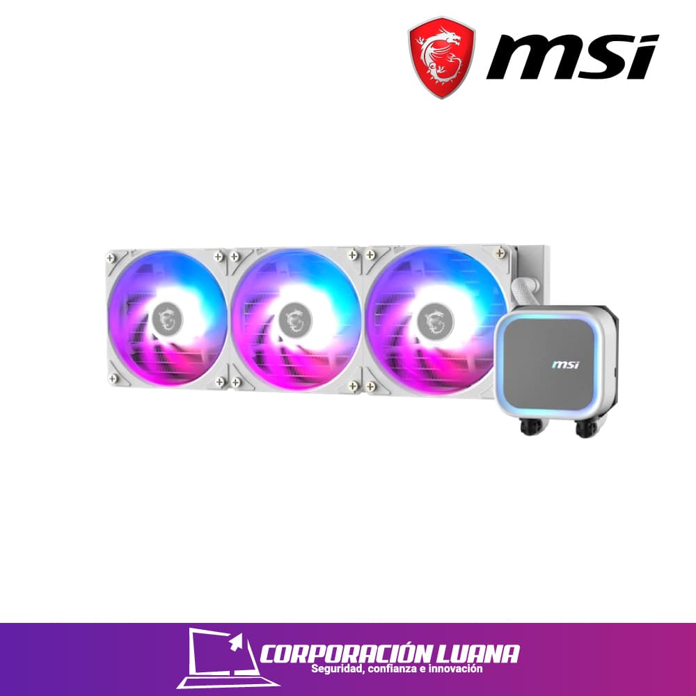 Foto del producto REFRIGERACION LIQUIDA MSI MAG CORELIQUID A13 360 BLANCO ( MAG CORELIQUID A13 360 WH ) INTEL/AMD | ALUMINIO