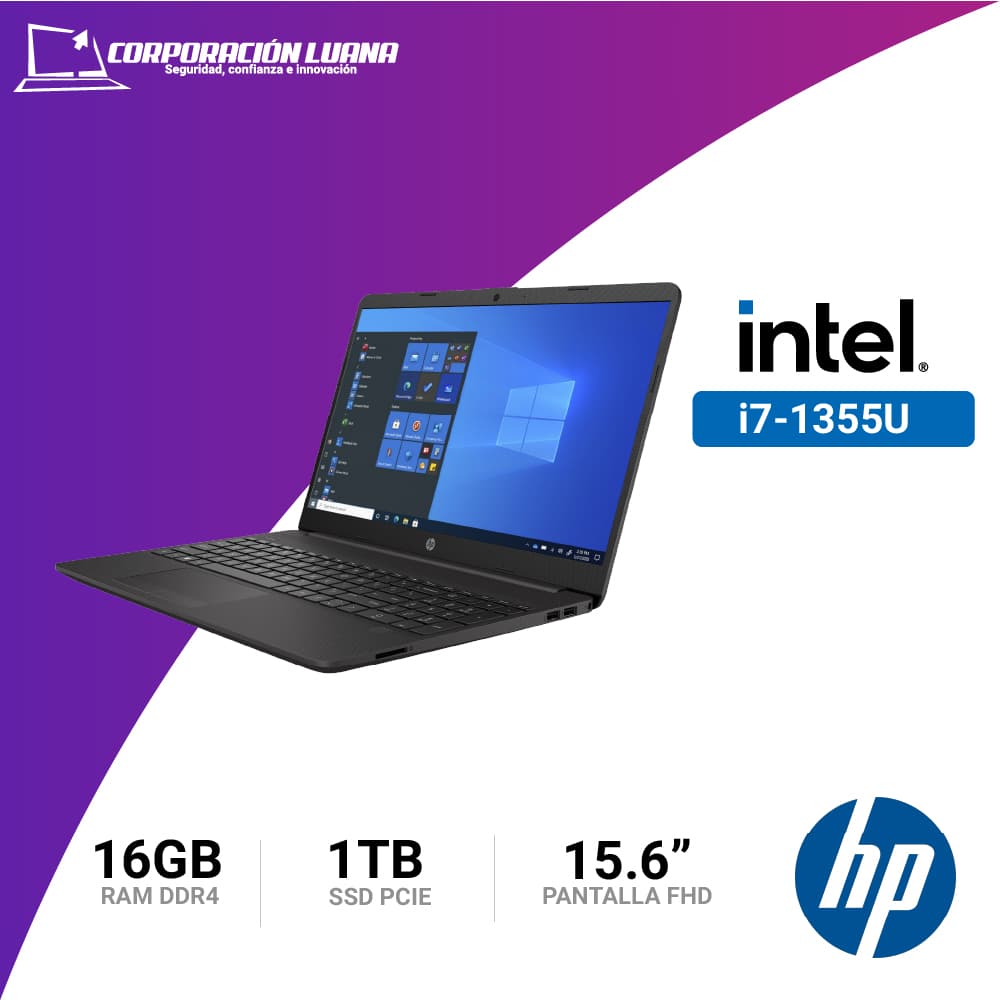 Imagen de LAPTOP HP 250 G10 INTEL CORE I7 1355U ( NT025HPQ41 ) RAM 16GB DDR4 | SSD 1TB | 15.6" FHD | FREE OS