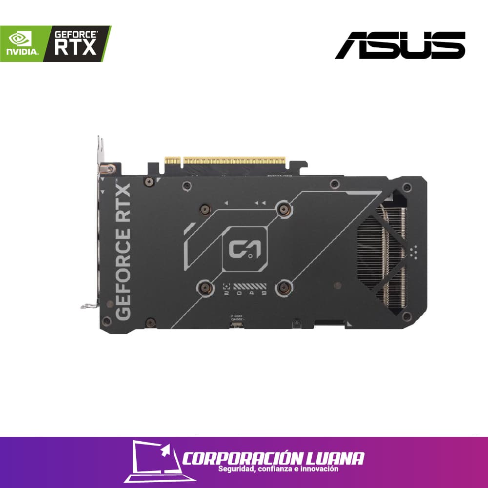 Imagen de TARJETA DE VIDEO ASUS RTX 5060 DUAL ( DUAL-RTX5060-O8G ) 8GB GDDR7 | DLSS4 | X3 FANES | X3 DP 1 HDMI
