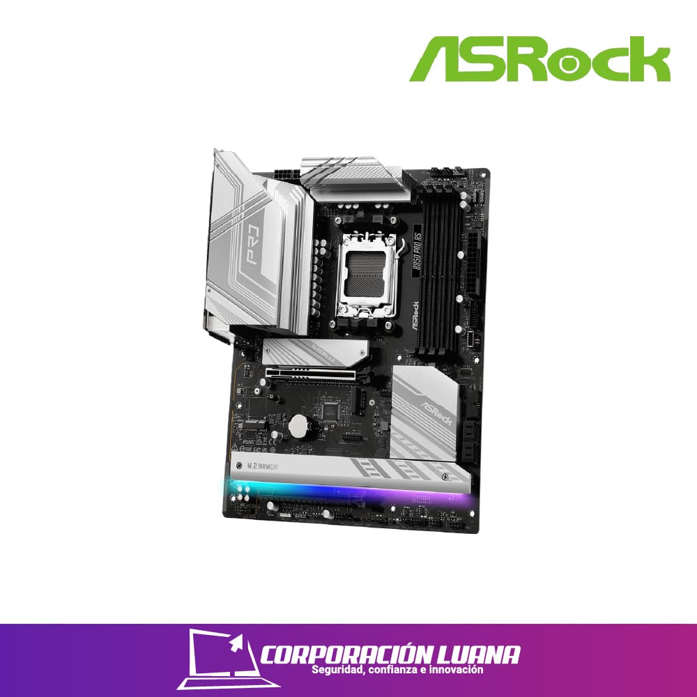 Imagen de MOTHERBOARD ASROCK B850 PRO RS ( MBARB850PRORS ) DDR5 | AM5