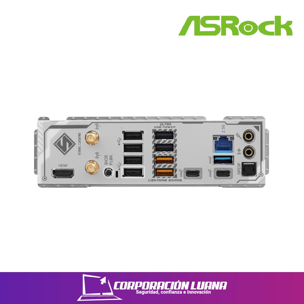 Imagen de MOTHERBOARD ASROCK B850 STEEL LEGEND WIFI ( MBARB850SLWF ) DDR5 | AM5