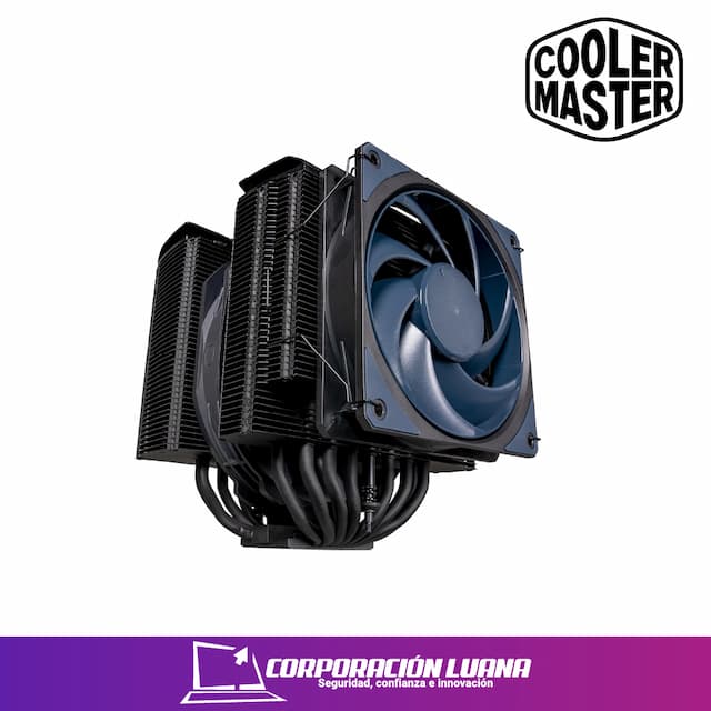 COOLER PROCESADOR COOLER MASTER MASTERAIR MA824 STEALTH ( MAM-D8PN-318PK-R1 ) AMD/INTEL