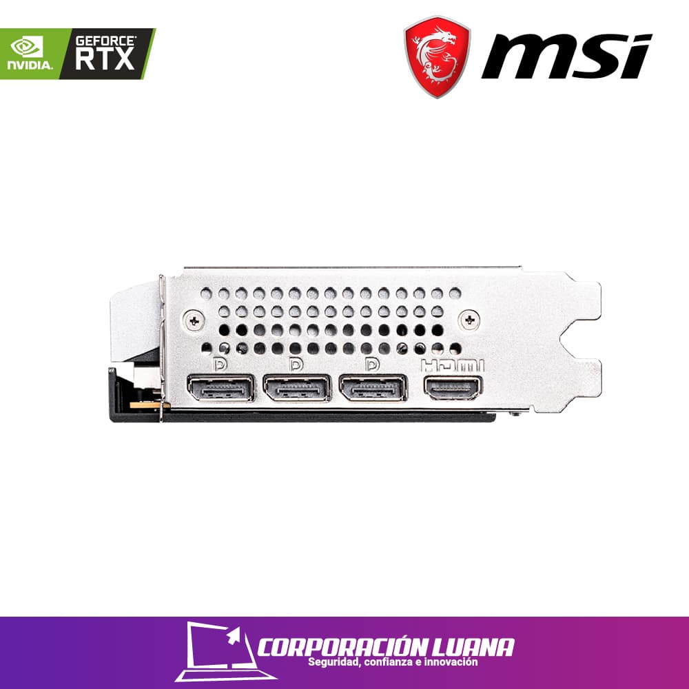 Imagen de TARJETA DE VIDEO MSI RTX 5060 VENTUS OC V3 ( RTX-5060-8GDVENTUS-3OC ) 8GB GDDR7 | X3 FAN | X3 DP - HDMI