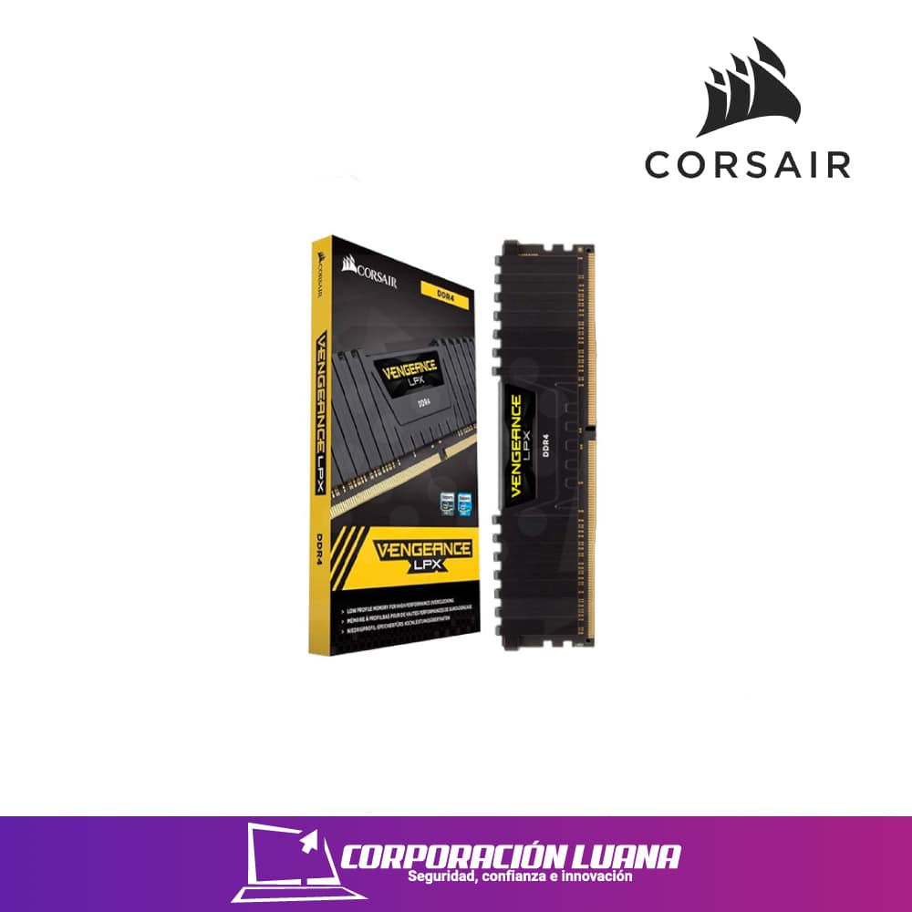 Foto del producto MEMORIA RAM CORSAIR VENGEANCE LPX 16GB 3200 MHZ ( CMK16GX4M1E3200C16 ) DDR4 | CL16