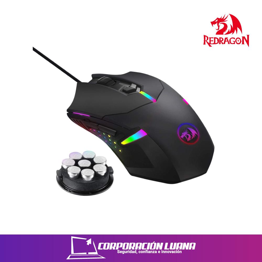 MOUSE GAMER REDRAGON CENTROPHORUS 2 ( M601-RGB ) USB | 7200 DPI | RGB CHROMA | NEGRO
