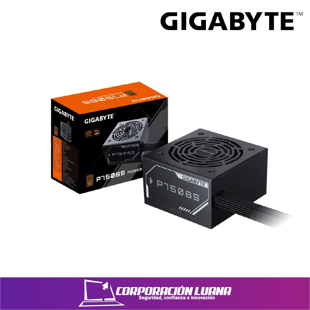 Foto del producto FUENTE DE PODER GIGABYTE P750BS ( GP-P750BS ) 750W| 80 PLUS BRONZE