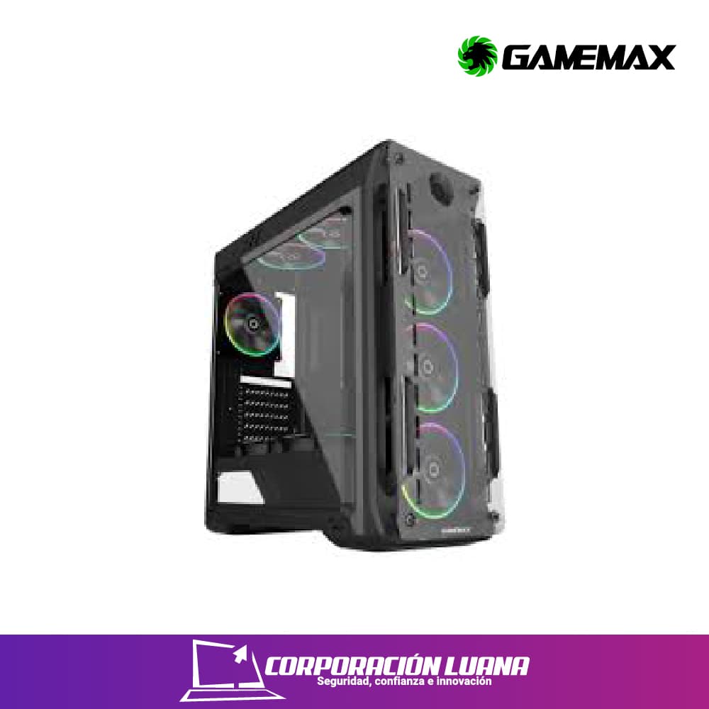Foto del producto CASE GAMER GAMEMAX OPTICAL G510 ( MFG.G510 ) S/FUENTE | X4 FANES | LED RGB