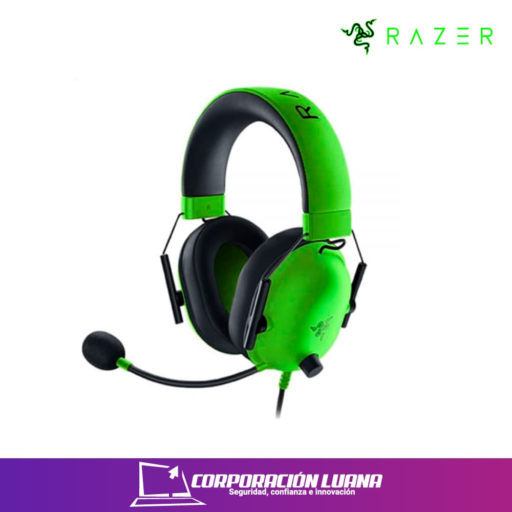 Foto del producto AUDIFONOS C/MICROFONO RAZER BLACKSHARK V2 X ( RZ04-03240600-R3U1 ) USB | VERDE | PC-MAC-PLAYSTATION-SWITCH