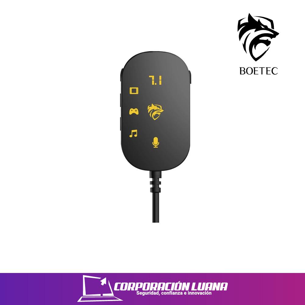 AUDIFONO C/MICROFONO BOETEC LYCAN ( BOE-002E )  3.5MM | NEGRO