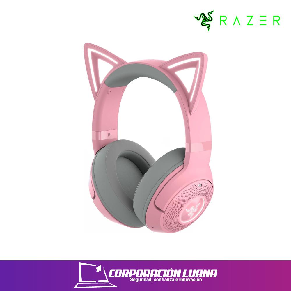 AUDIFONOS RAZER KRAKEN KITTY V2 ( RZ04-04730200-R3U1 ) ROSADO | QUARZ EDITION | RAZER CHROMA RGB