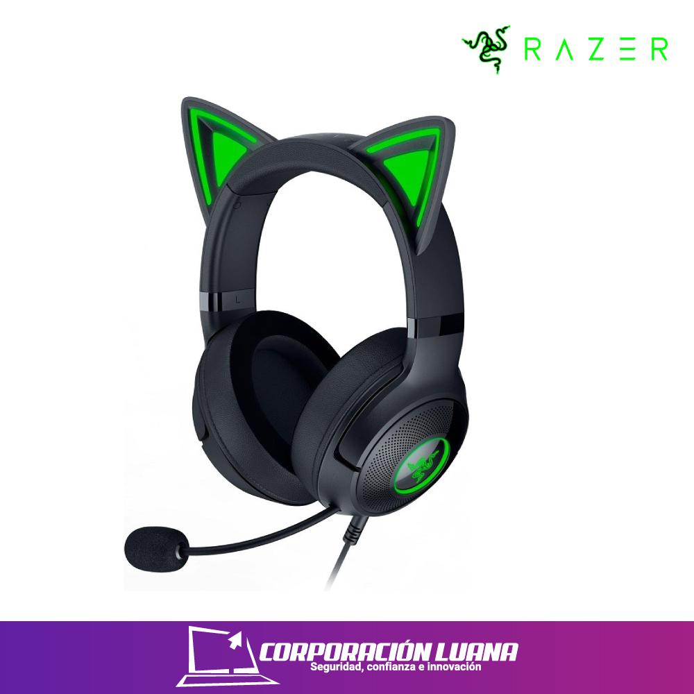 AUDIFONOS RAZER KRAKEN KITTY V2 ( RZ04-04730100-R3U1 ) NEGRO | RAZER CHROMA RGB
