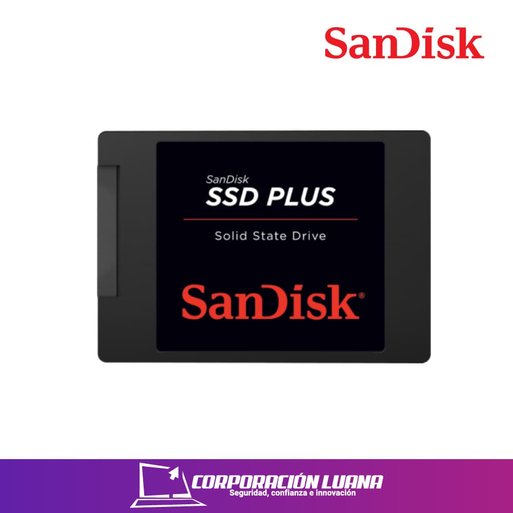 Foto del producto SSD SANDISK PLUS 1TB ( SDSSDA-1T00-G27 ) SATA | 535 MB/S - 450 MB/S