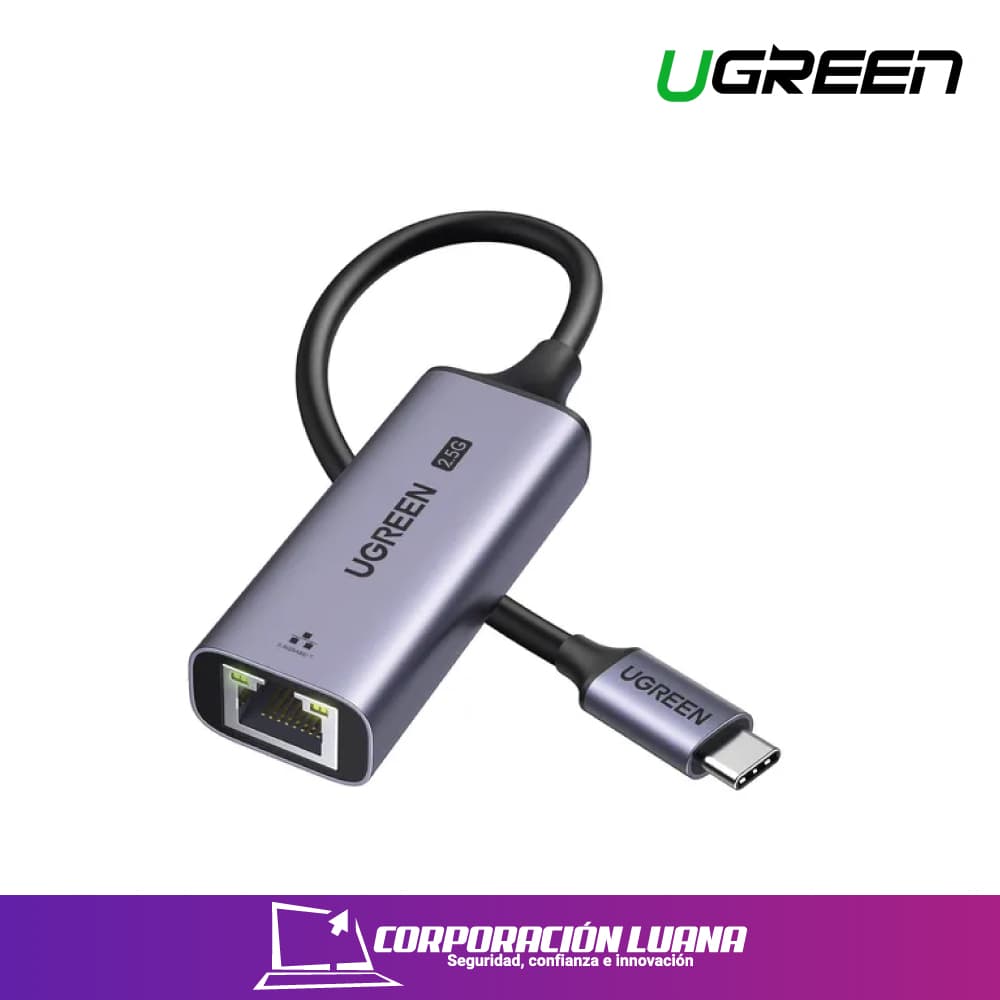 Foto del producto UGREEN ( 25052 ) USB C 3.1 GEN 1 TO 2.5G ETHERNET ADAPTER
