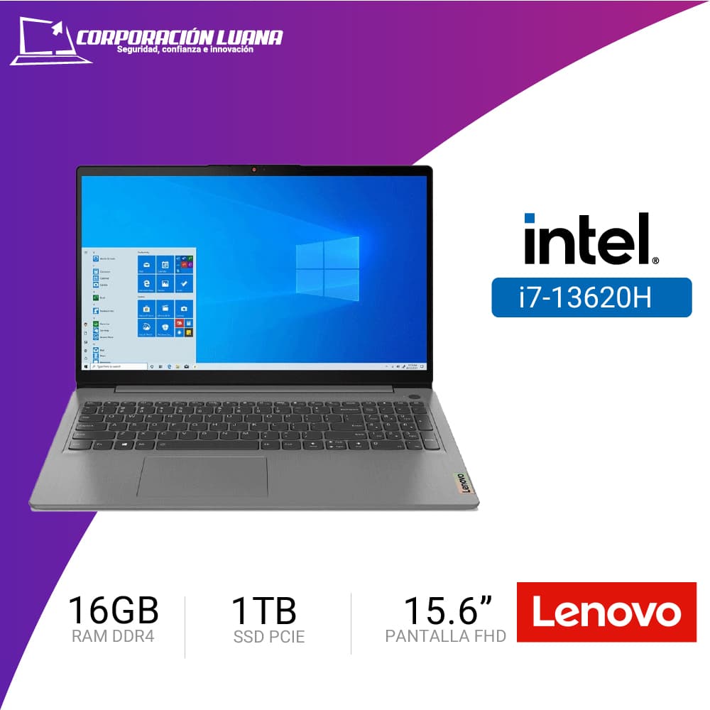 Foto del producto LAPTOP LENOVO V15 G4 IRU INTEL CORE I7 13620H ( 83A100QYLM ) RAM 16GB DDR4 | SSD 1TB | 15.6" FHD | FREE OS