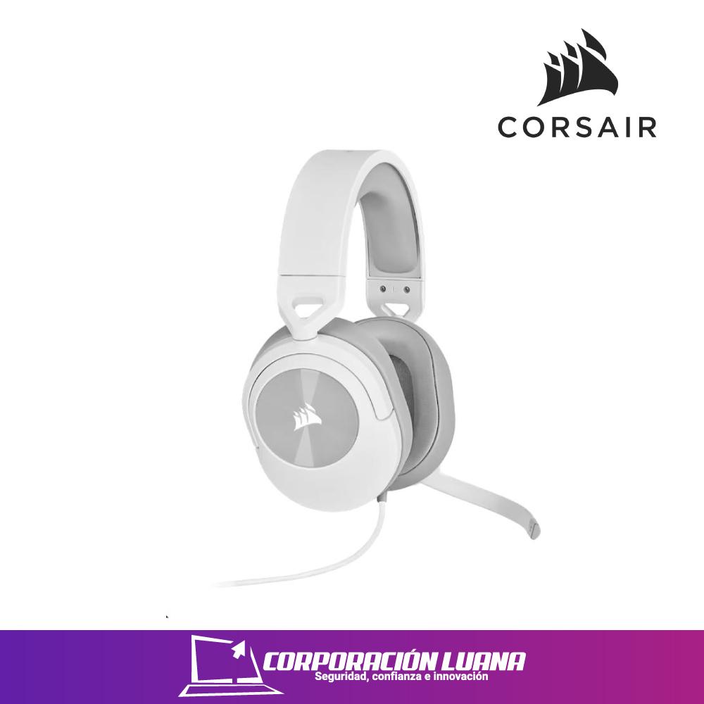 AUDIFONOS C/MICROFONO CORSAIR HS55 STEREO ( CA-9011261-NA ) BLANCO | 3.5 MM