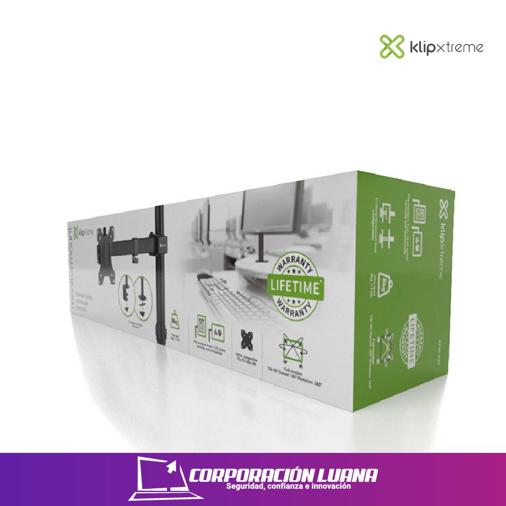 RACK PARA MONITOR KLIPXTREME ( KPM-300 ) DE 13" HASTA 32" | VERTICAL Y HORIZONTAL