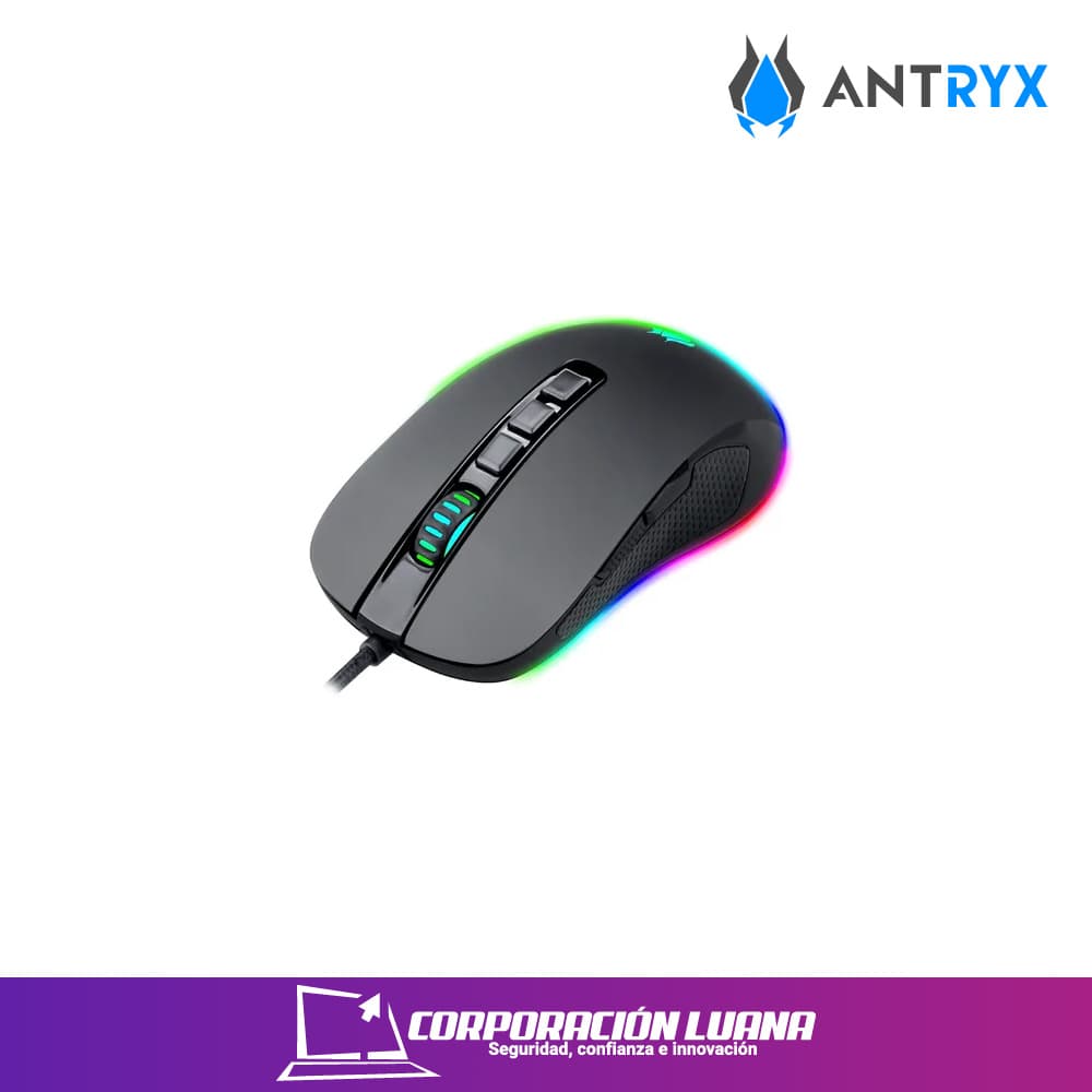 Foto del producto MOUSE GAMER ANTRYX KURTANA ( AGM-6200K ) NEGRO | 12400 DPI | LED -RGB