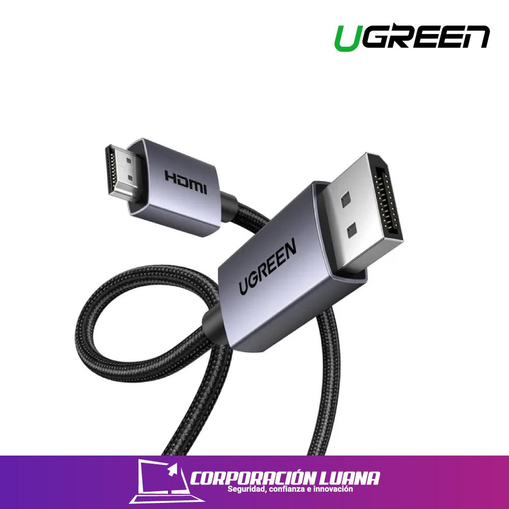 UGREEN ( 35842 ) DP1.2 TO HDMI 1.4 4K 1080P@120HZ CABLE 2M ALUMINIO MALLADO