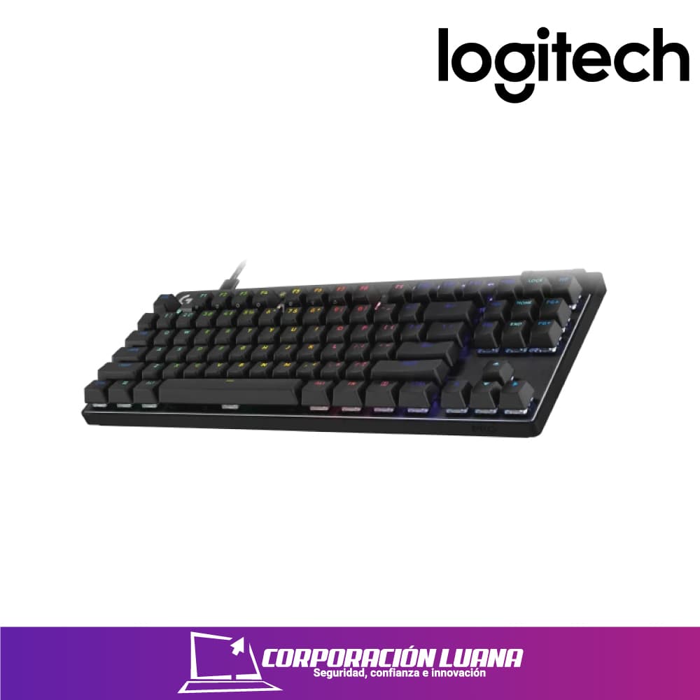 Foto del producto TECLADO GAMING LOGITECH PRO X TKL RAPID  ( 920-013131 ) NEGRO | SWITCH RAPID ANALOGICO | LIGHTSYNC RGB