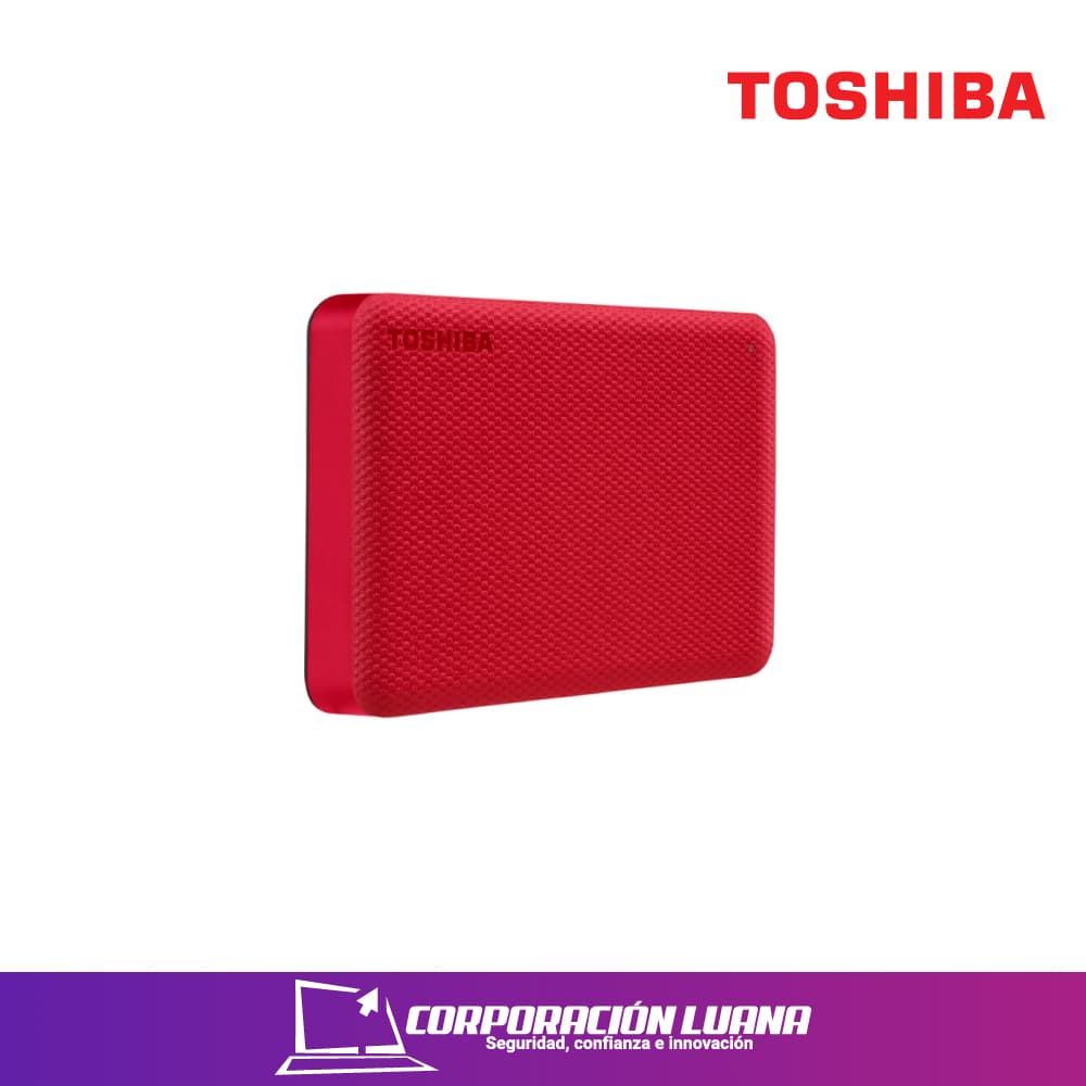 Foto del producto DISCO DURO EXTERNO TOSHIBA 2TB CANVIO ADVANCE ( HDTCA20XR3AA ) ROJO | USB 3.2