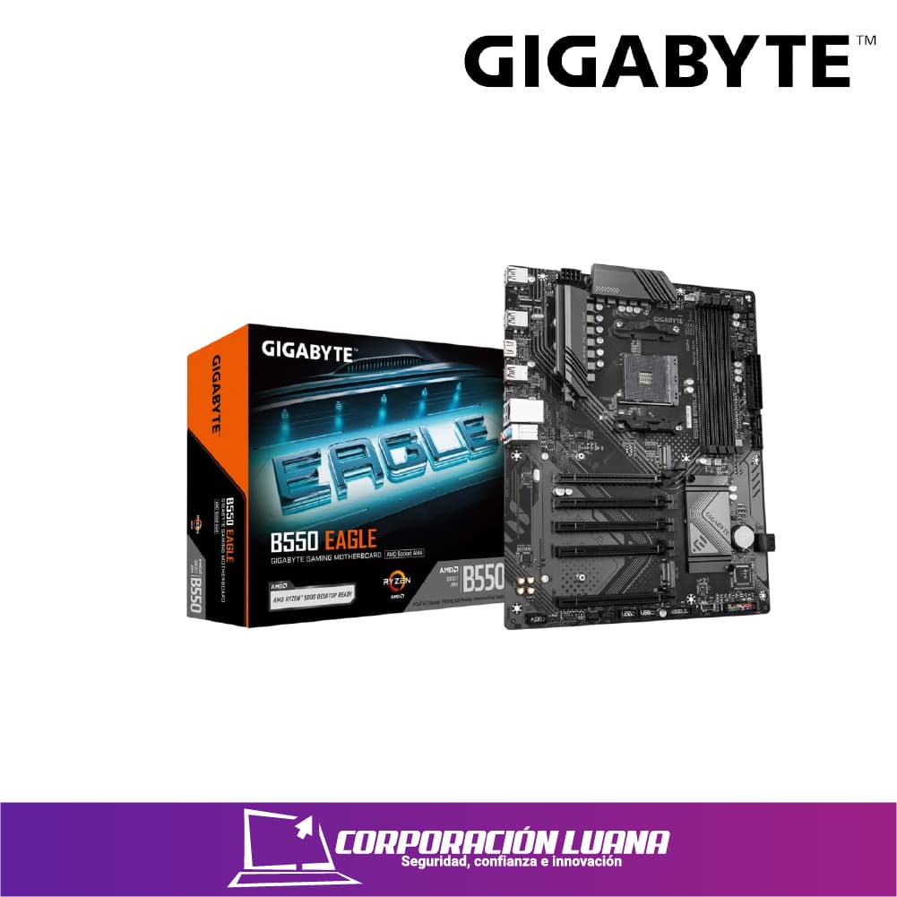 Foto del producto MOTHERBOARD GIGABYTE B550 EAGLE ( B550-EAGLE ) DDR4 | AM4