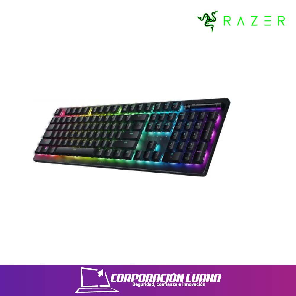 TECLADO GAMER RAZER DEATHSTALKER V2 PRO TKL WIRELESS ( RZ03-0437 ) NEGRO | SWITCH LINEAL OPTICAL | LOW PROFILE | CHROMA RGB