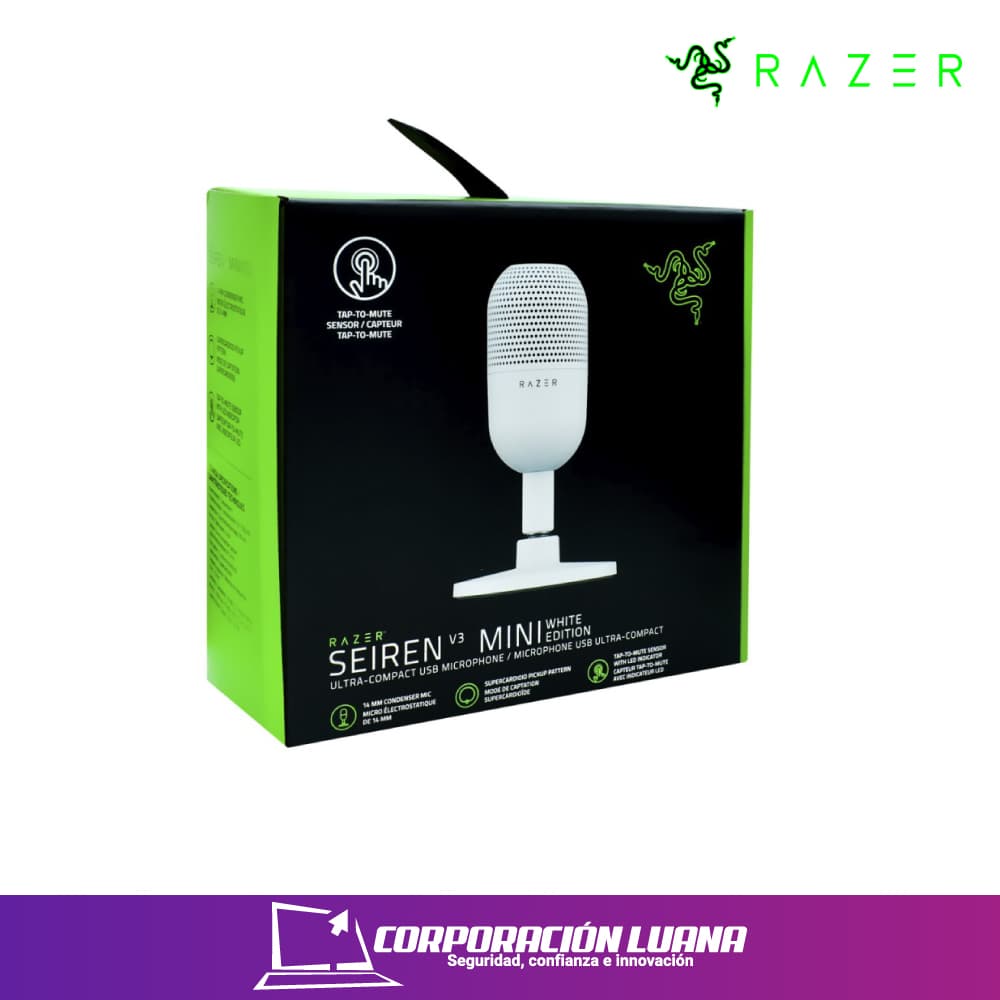 MICROFONO RAZER SEIREN MINI V3 ( RZ19-05050300-R3U1 ) BLANCO | USB