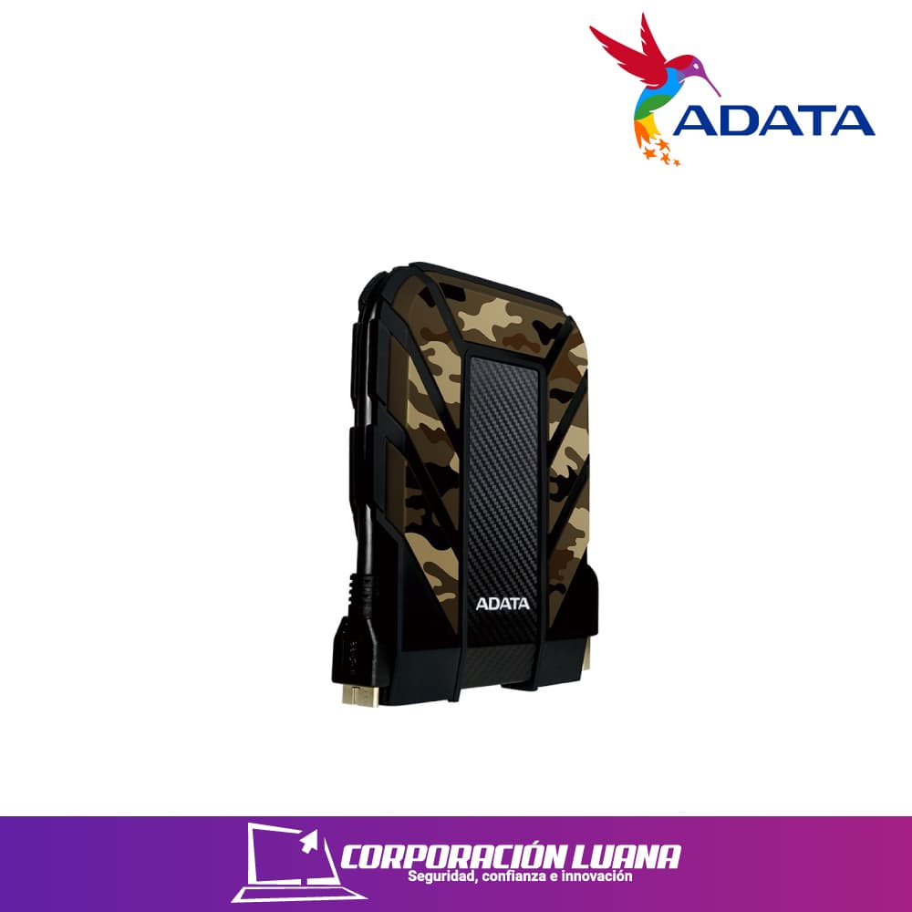 DISCO DURO EXTERNO ADATA 2TB HD710M PRO ( AHD710MP-2TU31-CCF ) CAMUFLAJE MILITAR